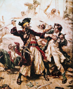 Capture of the Pirate, Blackbeard, 1718